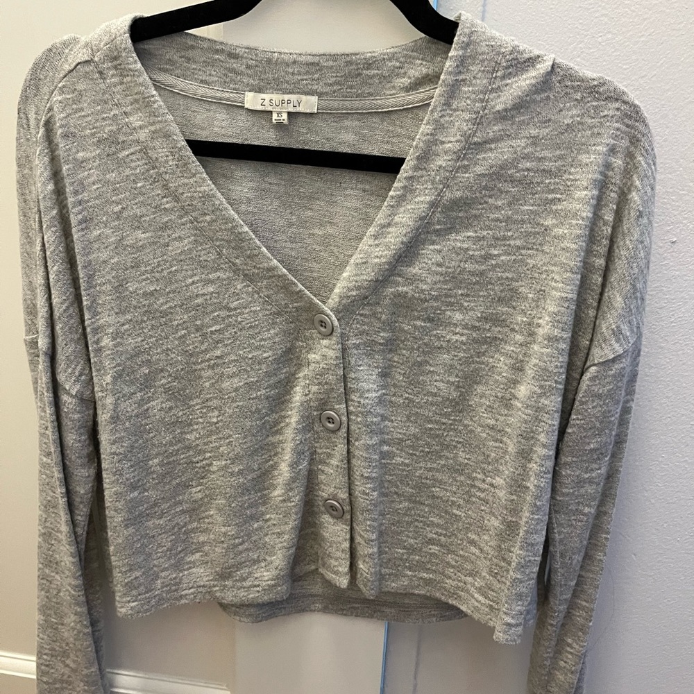 Z Supply gray cardigan